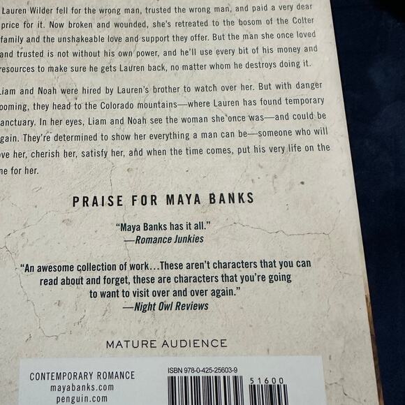 Colters' Gift by Maya Banks signed - Picture 4 of 4